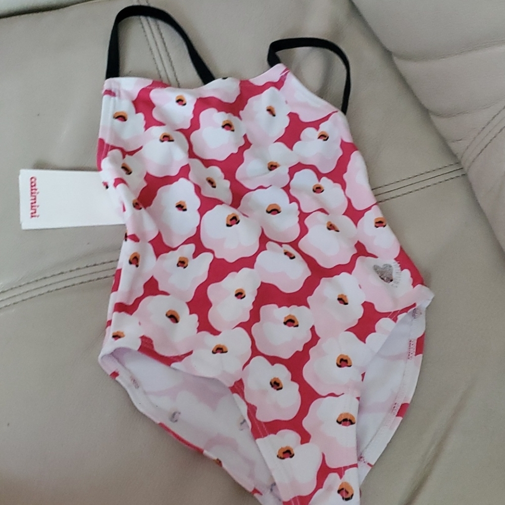 Catimini swimsuit one pice size 2 pink